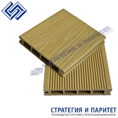 Террасная доска МПК 3000x140x25 ПЕСОЧНЫЙ