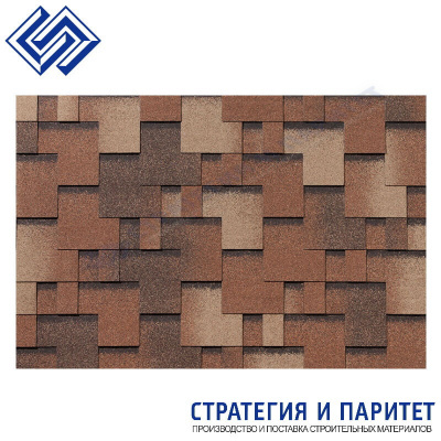 Гибкая черепица Roofshield Классик Модерн Сандаловый