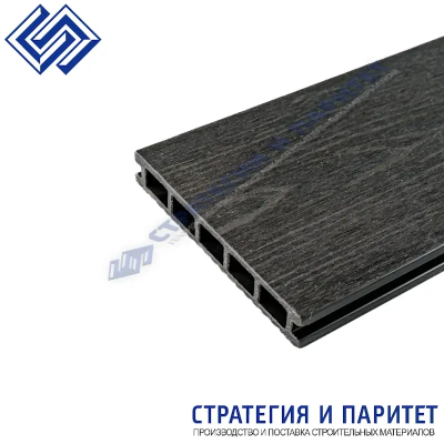 Террасная доска МПК 3000x150x24 Верста (2D тиснение / вельвет) ВЕНГЕ