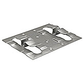 Кляммер угловой нерж.8-10 мм 1mm AISI 430