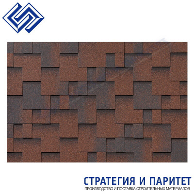 Гибкая черепица Roofshield Классик Модерн Медный