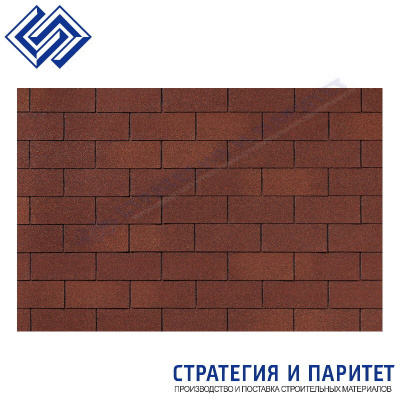 Гибкая черепица Roofshield Фемели Лайт Американ Коричневый