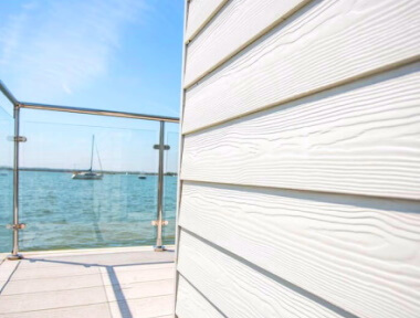 Фиброцементный сайдинг белый