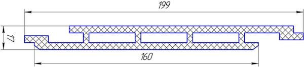 Фасадная сайдинг-панель из МПК - размеры