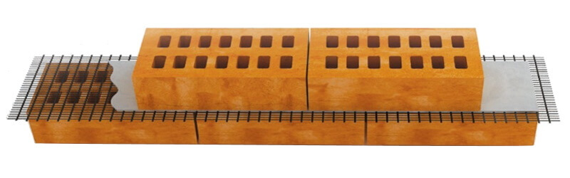 Базальтовая сетка ГРИДЕКС Кладка