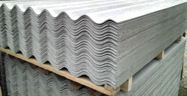 Шифер волновой на поддоне